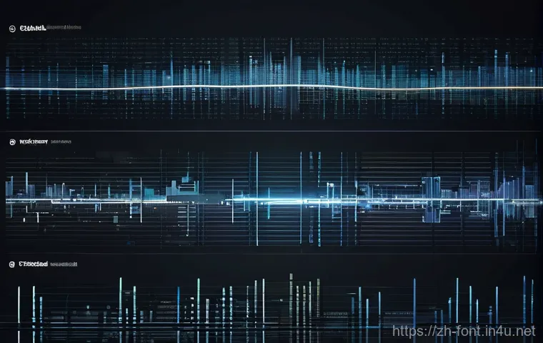 한글 글꼴과 영문 글꼴 조화 팁 - **Prompt:** A clean, modern digital interface, specifically a mobile app screen or a sleek website l...