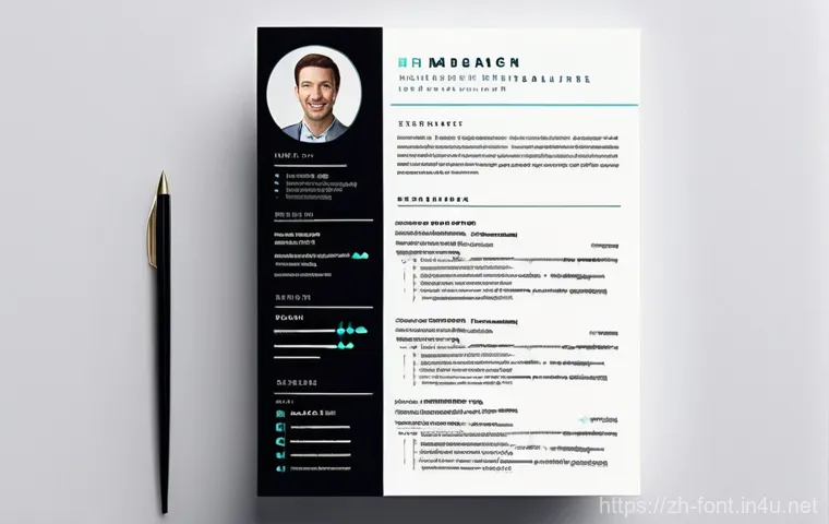 이력서에 사용하기 좋은 폰트 - **Prompt 1: The Professional First Impression**
A close-up shot of a modern professional, perhap... 이력서에 사용하기 좋은 폰트 - **Prompt 1: The Professional First Impression**
A close-up shot of a modern professional, perhap...